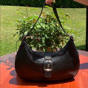 Coach half moon handbag